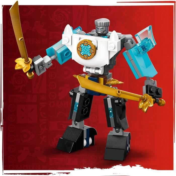 LEGO NINJAGO 71827 Zane's Super Mech Armor - Ninja Role Play for Boys Ages 6 and Up