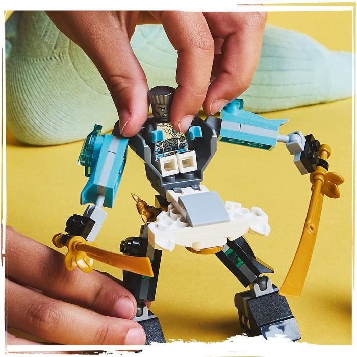 LEGO NINJAGO 71827 Zane's Super Mech Armor - Ninja Role Play for Boys Ages 6 and Up