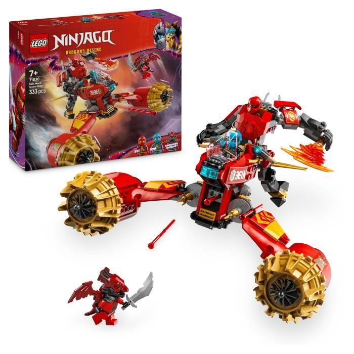 LEGO NINJAGO 71830 Kai Mech Storm Bike - Building Toy for Boys