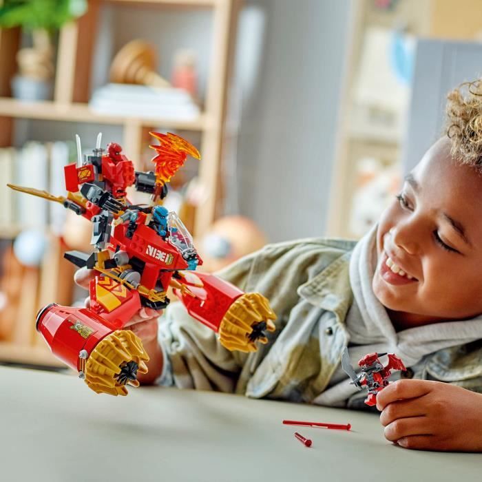 LEGO NINJAGO 71830 Kai Mech Storm Bike - Building Toy for Boys