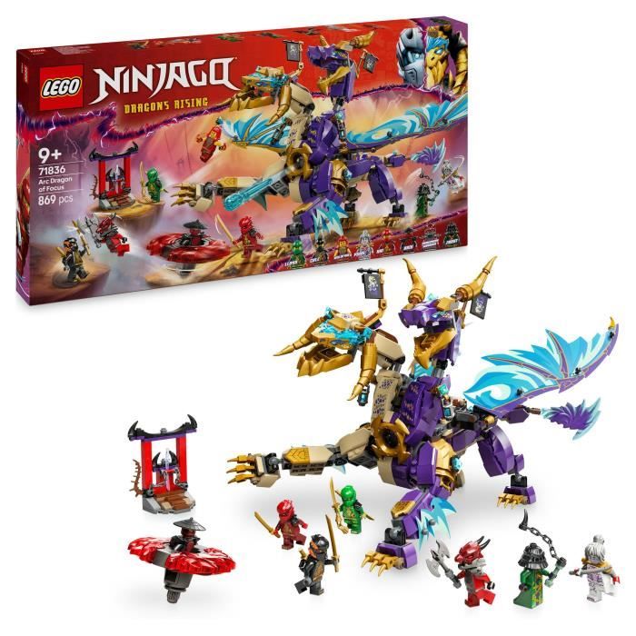 LEGO NINJAGO 71836 Arc: The Dragon of Concentration, Game for boys or girls aged 9 and over