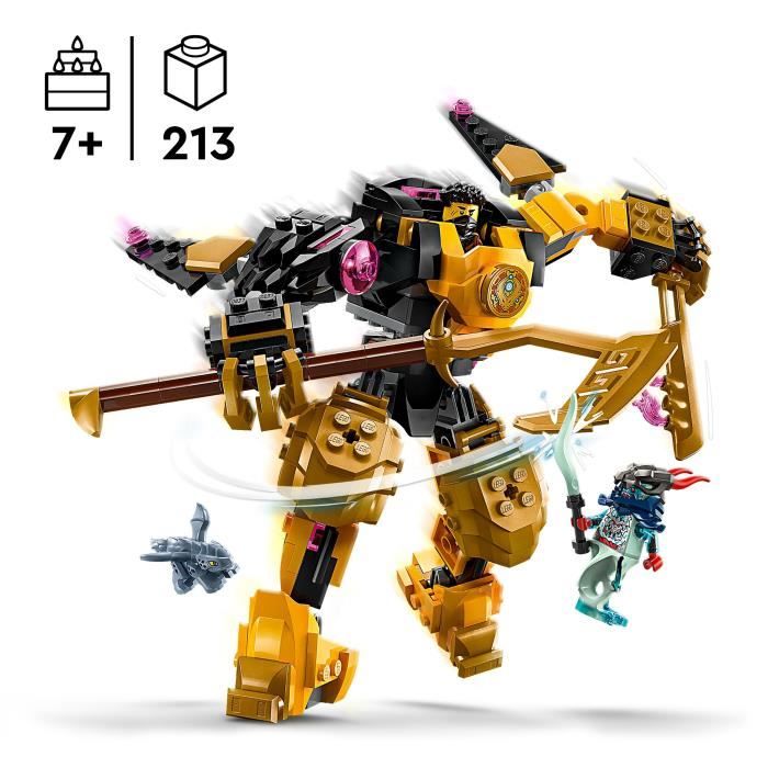 LEGO NINJAGO 71839 Arin's Spinjitzu Mech - Building Set for Boys Ages 7
