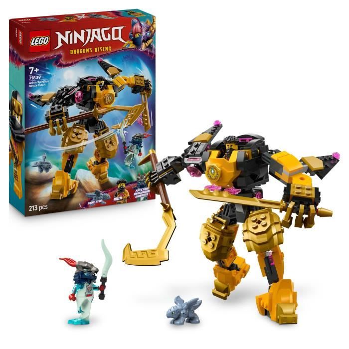 LEGO NINJAGO 71839 Arin's Spinjitzu Mech - Building Set for Boys Ages 7