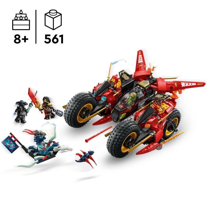 LEGO NINJAGO 71844 Ninja Battle Vehicle - Building Set for Boys Ages 8 and Up