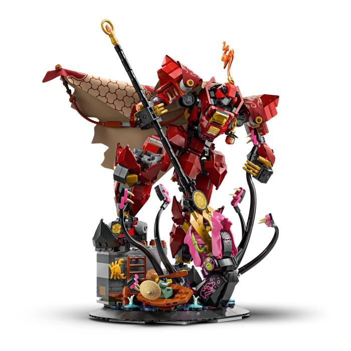 LEGO NINJAGO 71846 Fire Knight Mech - Construction Set for Boys 14 Years Old - Kai