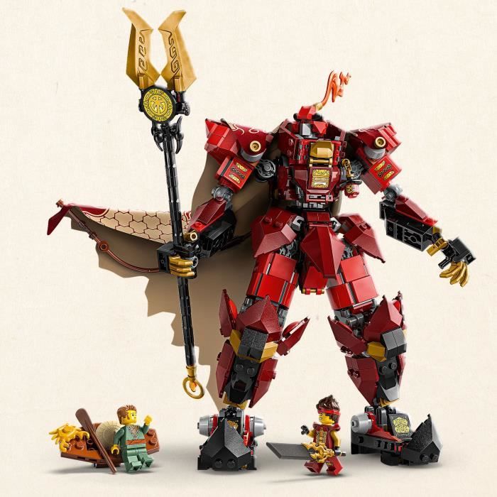 LEGO NINJAGO 71846 Fire Knight Mech - Construction Set for Boys 14 Years Old - Kai