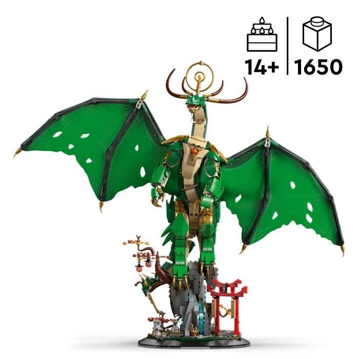 LEGO NINJAGO 71847 Guardian Dragon - Figure Building Set - Ages 14+ Boys