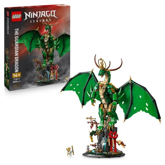 LEGO NINJAGO 71847 Guardian Dragon - Figure Building Set - Ages 14+ Boys