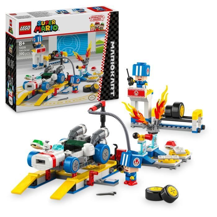LEGO Super Mario 72035 Mario Kart  Toad's Garage  Customizable Nintendo Toy