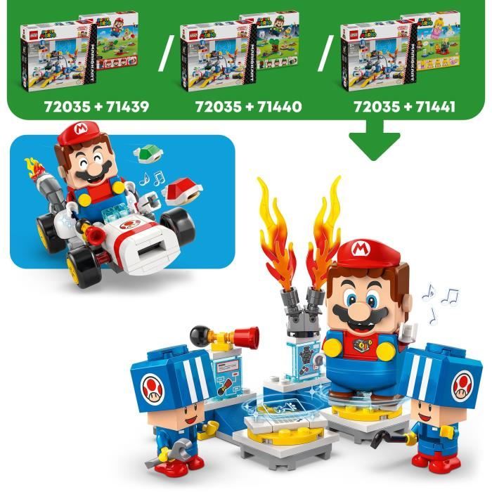 LEGO Super Mario 72035 Mario Kart  Toad's Garage  Customizable Nintendo Toy