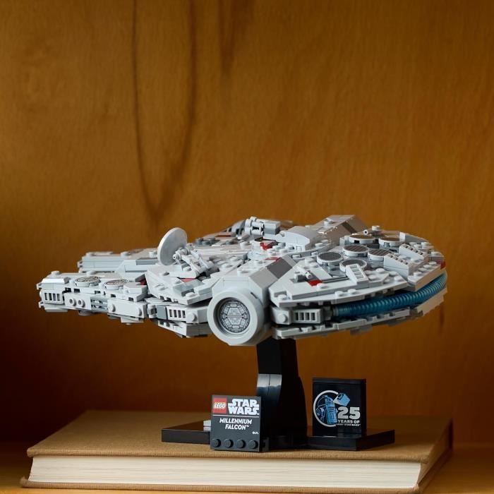 LEGO Star Wars 75375 Millennium Falcon, Building Set, Spaceship, Adults