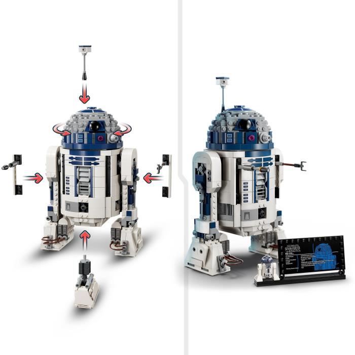 LEGO Star Wars 75379 R2-D2, Droid Toy to Build, Gift for Kids, Battle Game