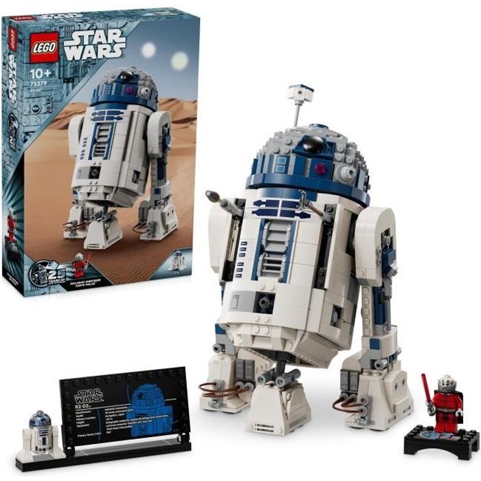 LEGO Star Wars 75379 R2-D2, Droid Toy to Build, Gift for Kids, Battle Game