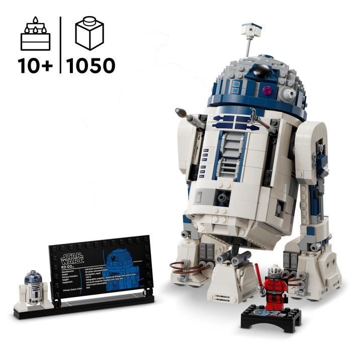 LEGO Star Wars 75379 R2-D2, Droid Toy to Build, Gift for Kids, Battle Game