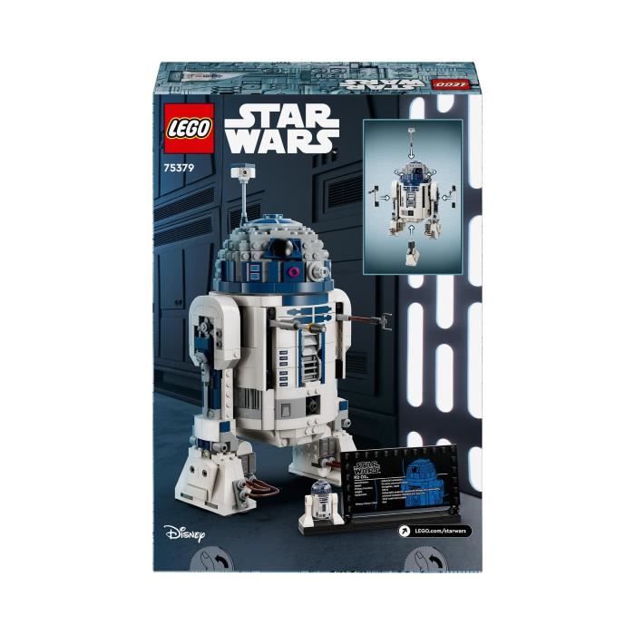 LEGO Star Wars 75379 R2-D2, Droid Toy to Build, Gift for Kids, Battle Game