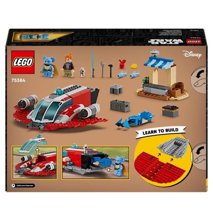 LEGO 75384 Star Wars The Crimson Firehawk, Building Toy with Speeder Bike and Minifigures