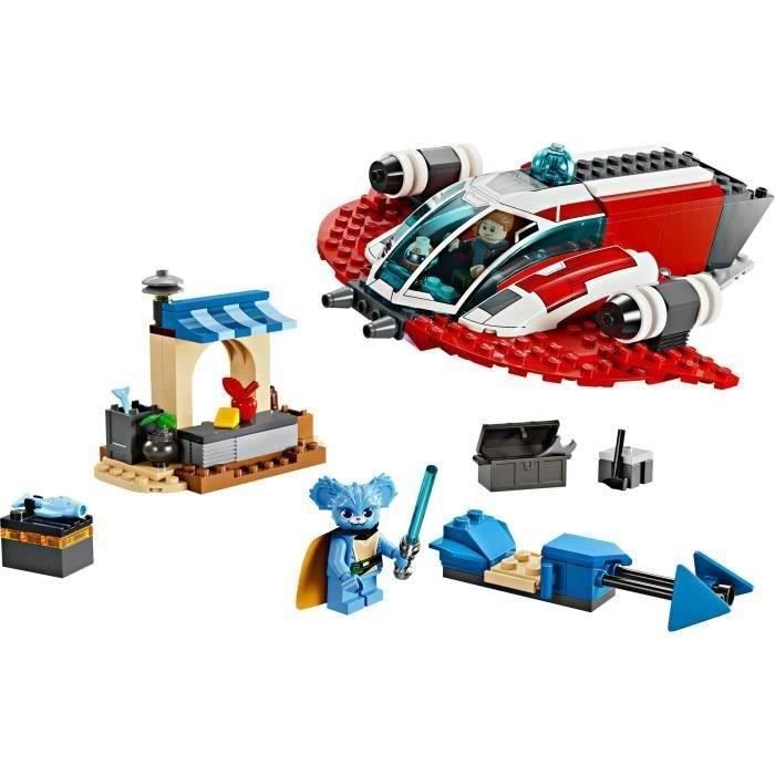 LEGO 75384 Star Wars The Crimson Firehawk, Building Toy with Speeder Bike and Minifigures