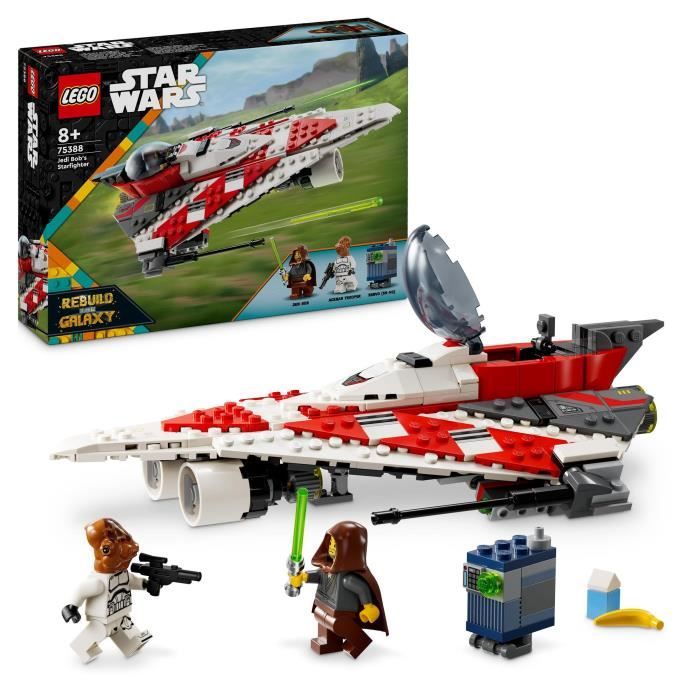 LEGO Star Wars 75388 Jedi Bob's Starfighter - Buildable Vehicle Replica