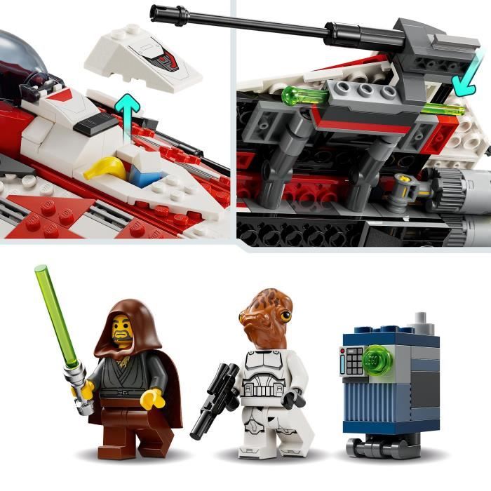 LEGO Star Wars 75388 Jedi Bob's Starfighter - Buildable Vehicle Replica