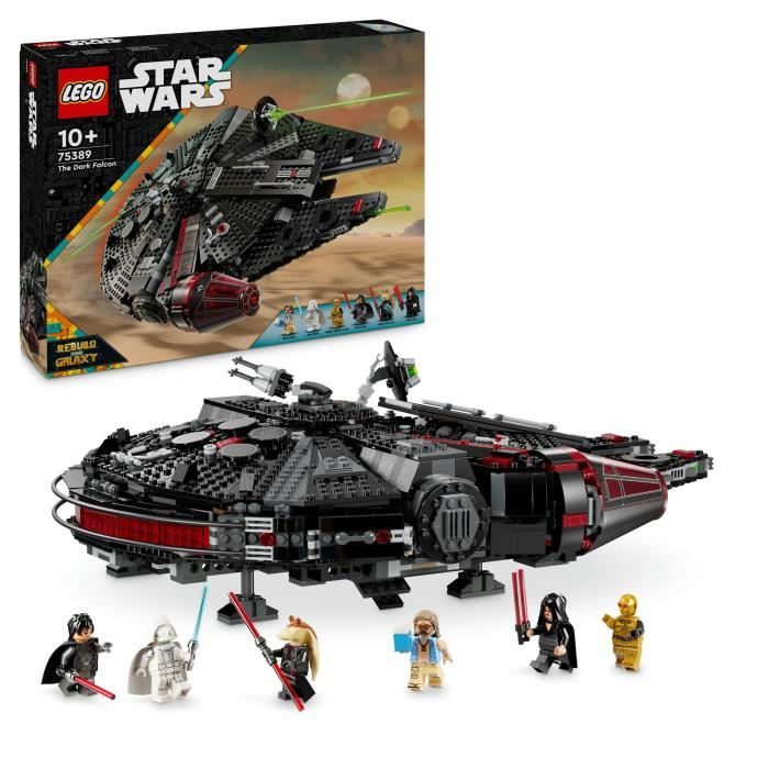 LEGO Star Wars 75389 Black Falcon - Buildable Vehicle for Kids - Gift