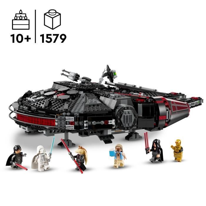 LEGO Star Wars 75389 Black Falcon - Buildable Vehicle for Kids - Gift