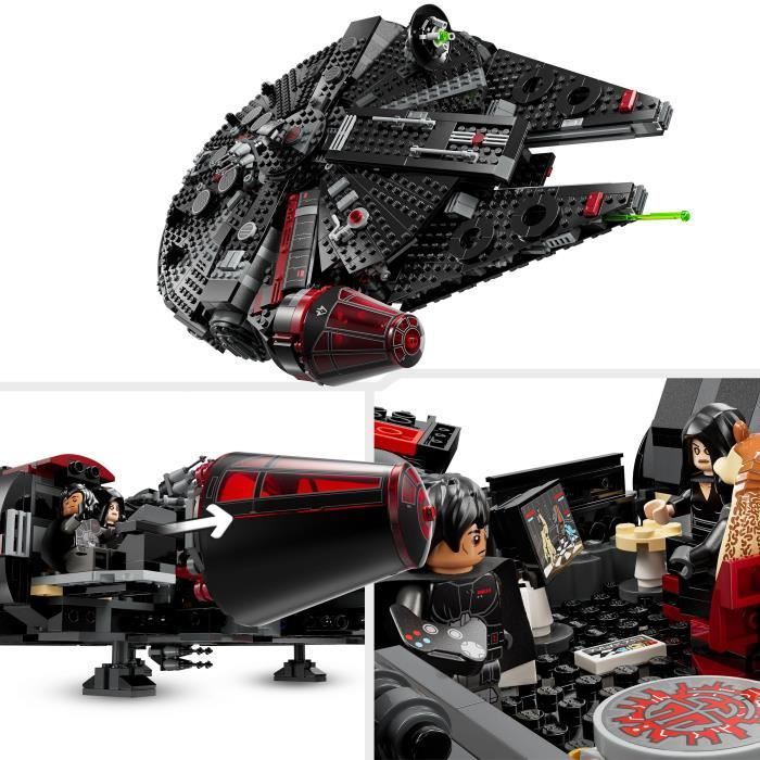 LEGO Star Wars 75389 Black Falcon - Buildable Vehicle for Kids - Gift