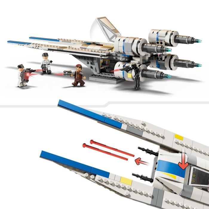 LEGO Star Wars 75399 Andor Rebel Alliance U-Wing Starfighter, Building Set for Ages 8 and Up