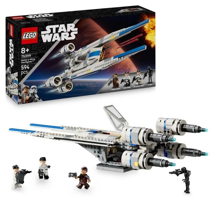 LEGO Star Wars 75399 Andor Rebel Alliance U-Wing Starfighter, Building Set for Ages 8 and Up