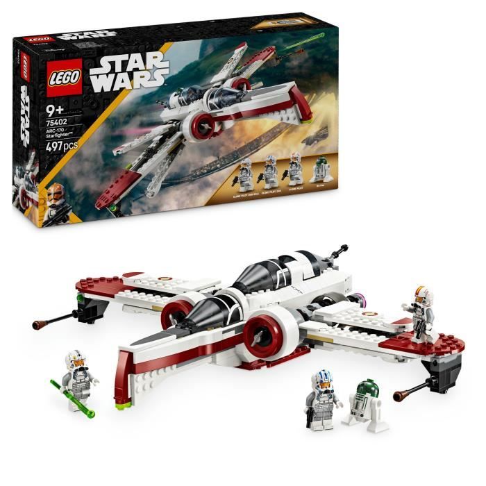 LEGO Star Wars: Revenge of the Sith 75402 ARC-170 Fighter Building Set Ages 9