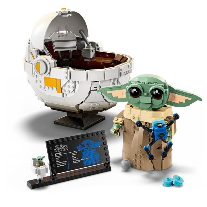 LEGO Star Wars: The Mandalorian 75403 Grogu and his pram - Construction game 10 years