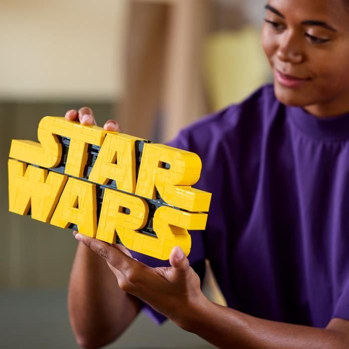 LEGO Star Wars 75407 Star Wars Brick Logo - Adult Building Set - Decoration