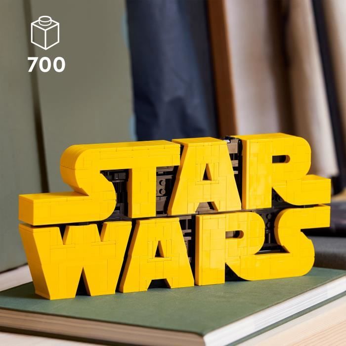 LEGO Star Wars 75407 Star Wars Brick Logo - Adult Building Set - Decoration