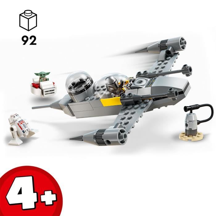 LEGO Star Wars: The Mandalorian 75410 Mando & Grogu's N-1 Fighter - Game for ages 4 and up
