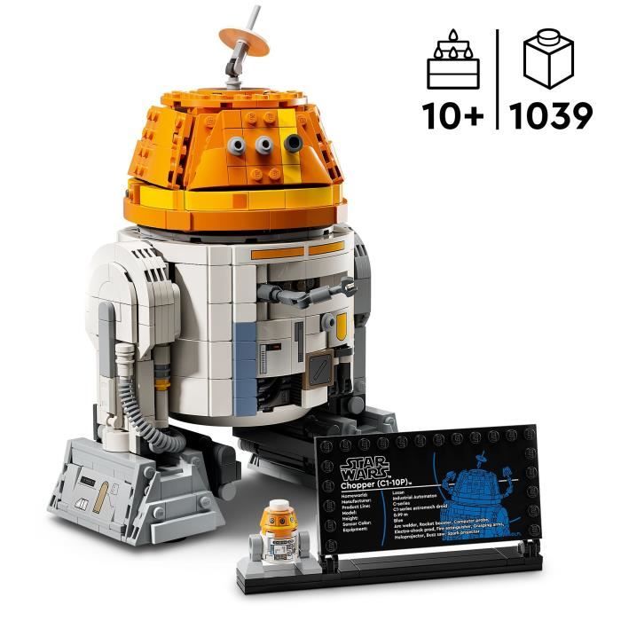 LEGO Star Wars 75416 Ahsoka the Astro-Mech Droid Chopper (C1-10P), Building Set, Ages 10+