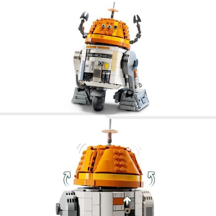 LEGO Star Wars 75416 Ahsoka the Astro-Mech Droid Chopper (C1-10P), Building Set, Ages 10+