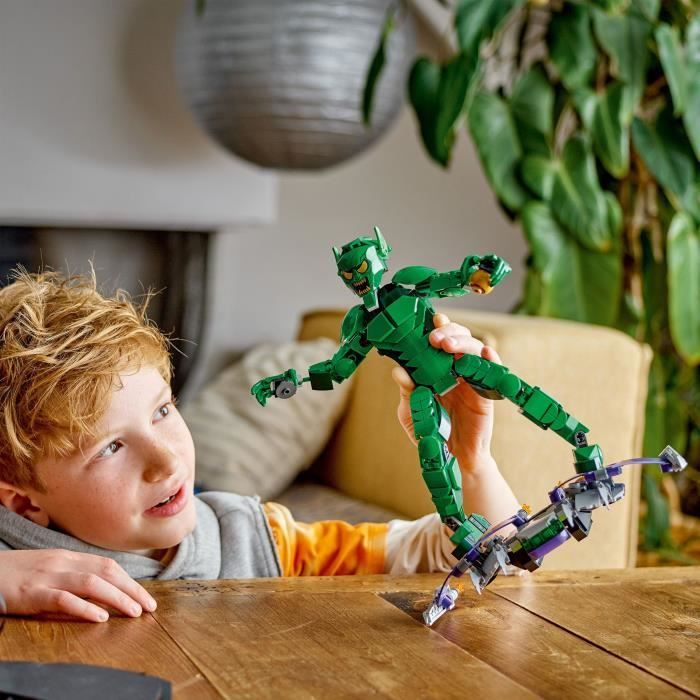 LEGO Marvel 76284 Green Goblin Buildable Minifigure Superhero Toy for Kids