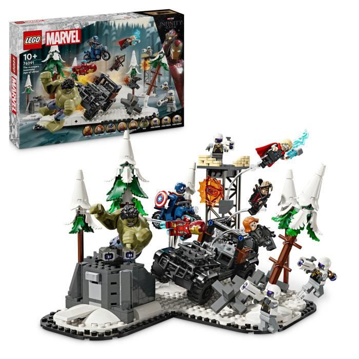 LEGO Marvel 76291 Avengers Assemble: Age of Ultron, Superhero Minifigures