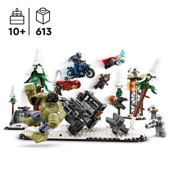 LEGO Marvel 76291 Avengers Assemble: Age of Ultron, Superhero Minifigures
