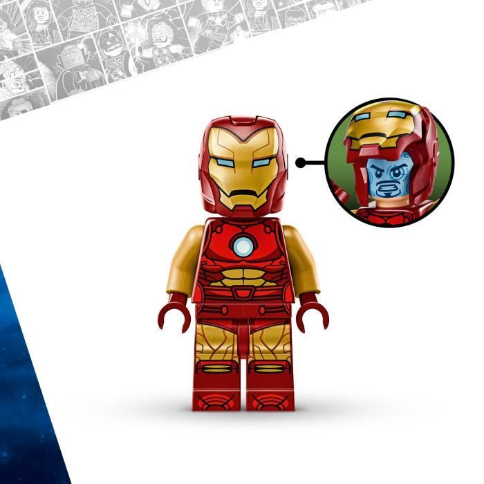 LEGO Marvel 76307 Iron Man Mech vs. Ultron - Super Hero Toy for Ages 6 and Up