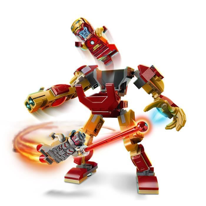 LEGO Marvel 76307 Iron Man Mech vs. Ultron - Super Hero Toy for Ages 6 and Up