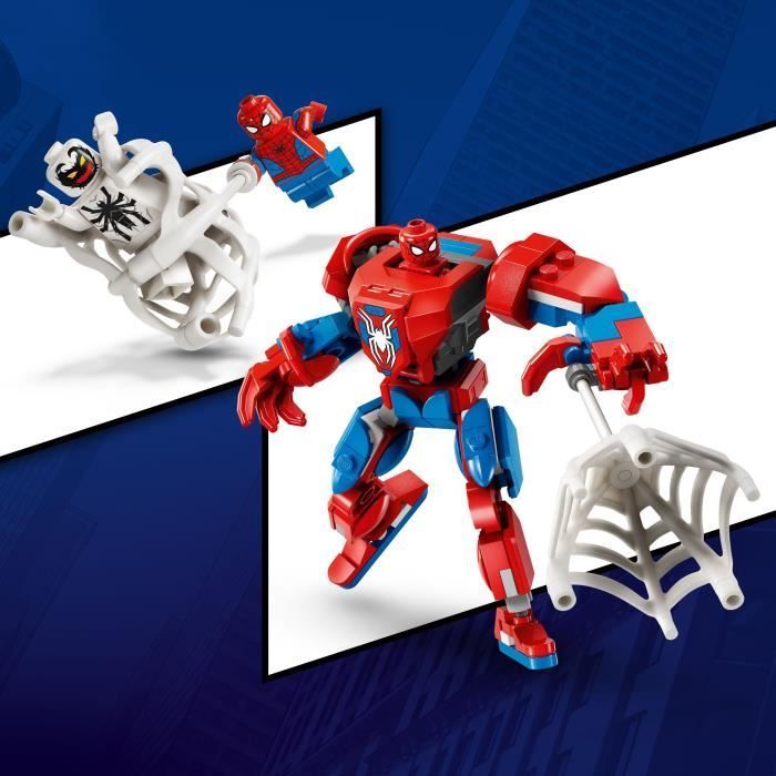 LEGO Marvel 76308 Spider-Man Mech vs. Anti-Venom - Superhero Playset for Ages 6 and Up