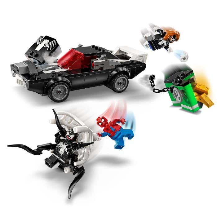 LEGO Marvel 76309 Spider-Man vs. Venom Racer - Building Toy for Ages 7 and Up