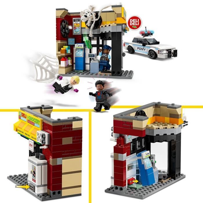 LEGO Marvel 76311 Spider-Verse: Miles Morales vs. The Smudge - Game for Boys Ages 9 and Up