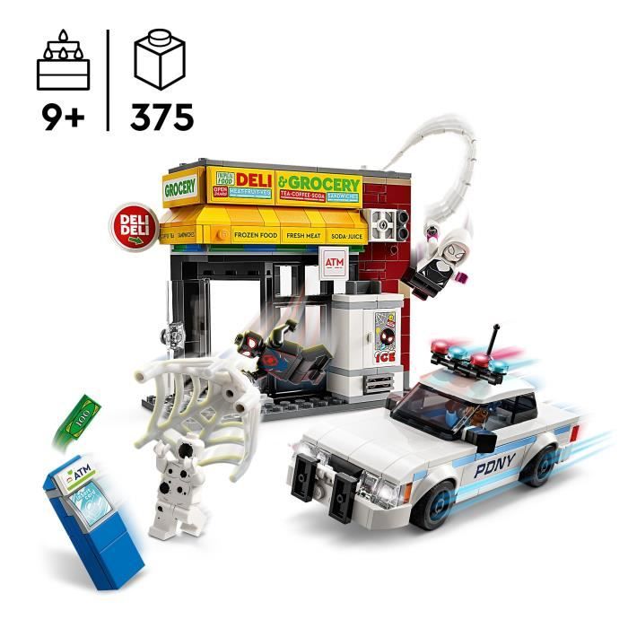 LEGO Marvel 76311 Spider-Verse: Miles Morales vs. The Smudge - Game for Boys Ages 9 and Up