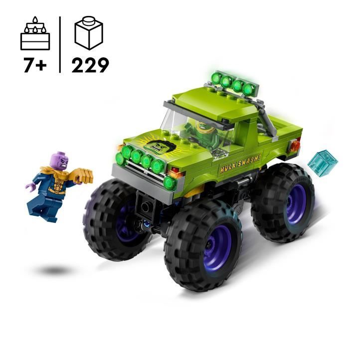 LEGO | Marvel 76312 Hulk vs. Thanos Off-Roader Building Set for Boys Ages 7