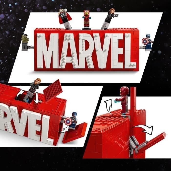 LEGO Marvel 76313 MARVEL Super Heroes Logo - Avengers Building Set for Ages 12 and Up