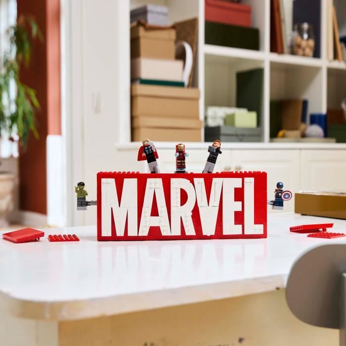 LEGO Marvel 76313 MARVEL Super Heroes Logo - Avengers Building Set for Ages 12 and Up