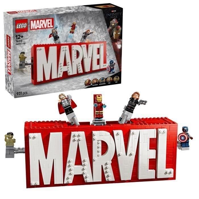 LEGO Marvel 76313 MARVEL Super Heroes Logo - Avengers Building Set for Ages 12 and Up