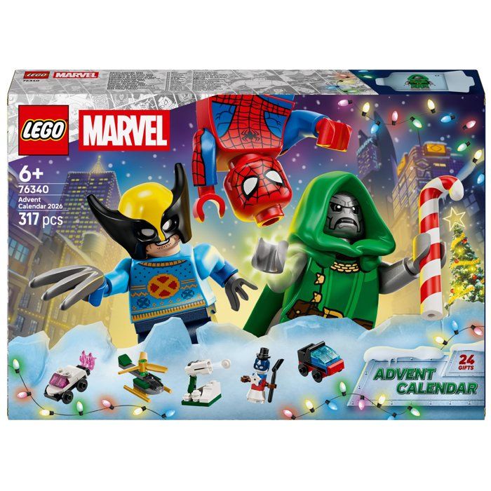 LEGO | Marvel 76340 - 2026 Advent Calendar - 24 Superhero Surprises - Kids' Set - Ages 6 and up