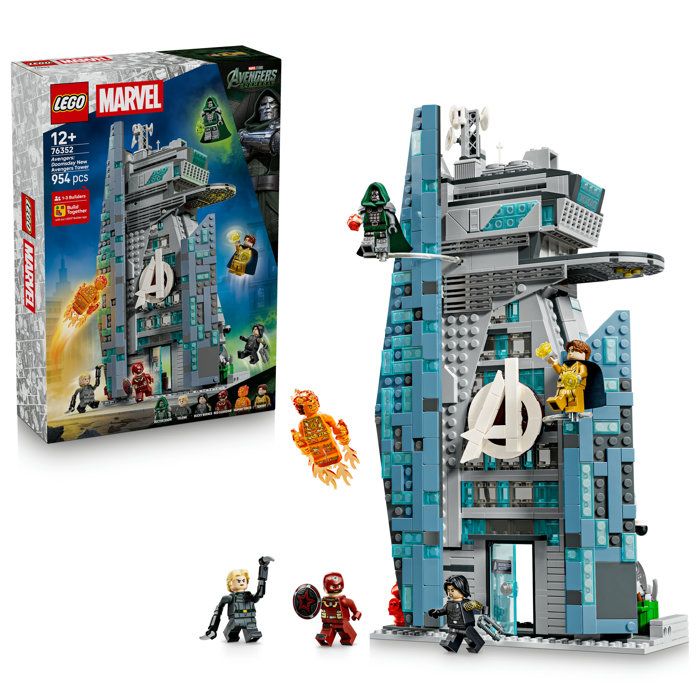 LEGO | Marvel 76352 Avengers: Doomsday—The New Avengers Tower - Model Kit for Ages 12 and Up